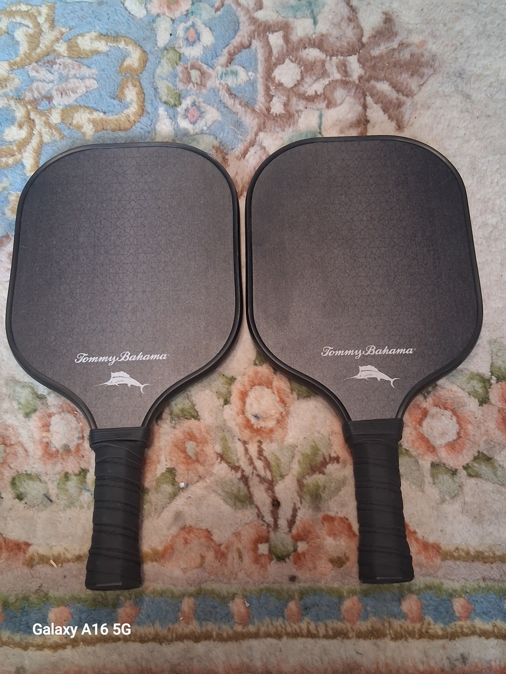 Tommy Bahama Black Pickleball Paddles - Pair